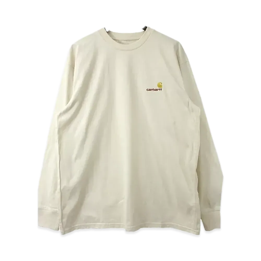 Carhartt WIP L/S American Script T-Shirt "Natural"