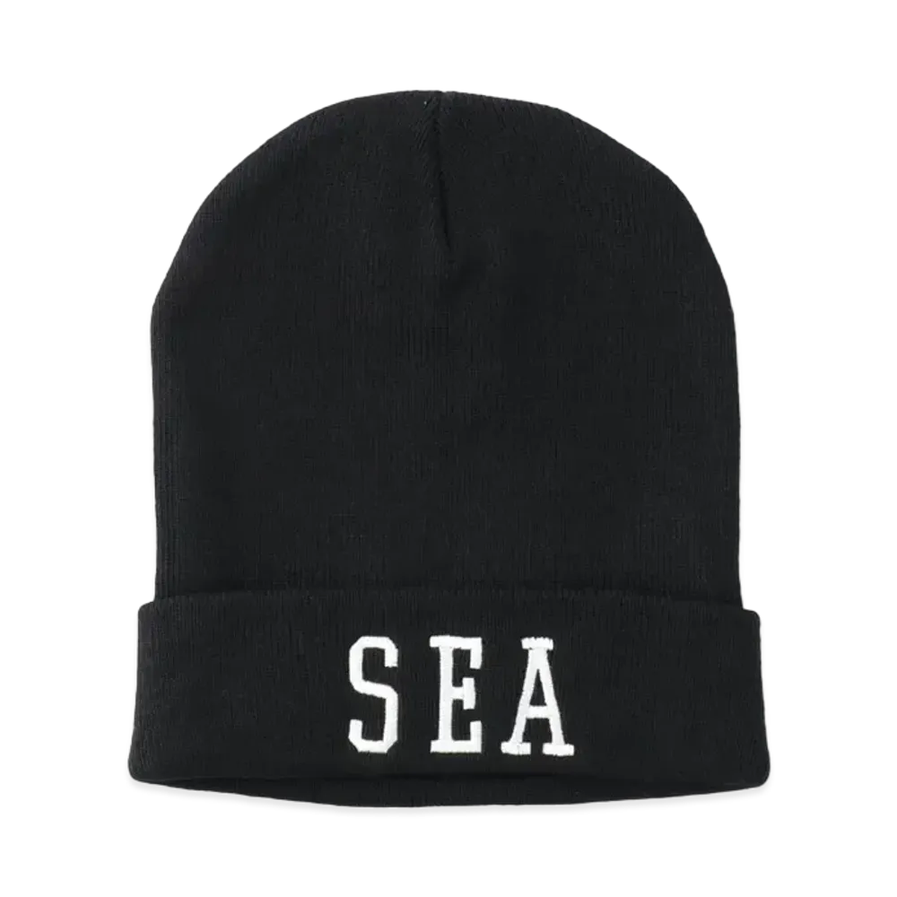 WIND AND SEA SEA (A-HOOPS) BEANIE "Black"