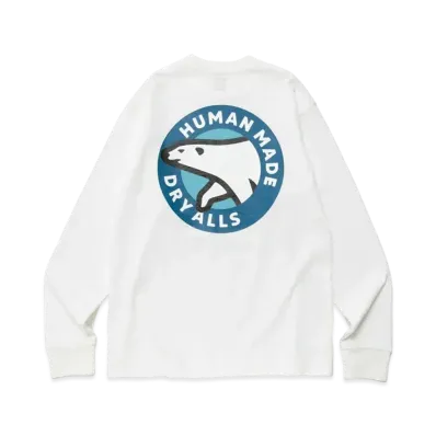 HUMAN MADE Graphic L/S T-Shirt "White"