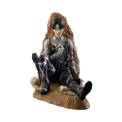 BANDAI "Ichiban Kuji" -Attack on Titan ~Each One's Resolve~- C Prize Levi Figure ~Dedicate Your Heart~