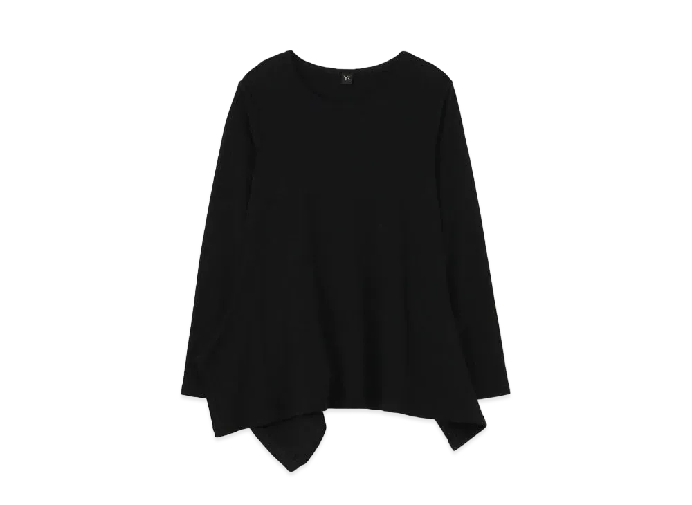 Yohji Yamamoto Y's SMOOTH BACK DRAPE T "Black"