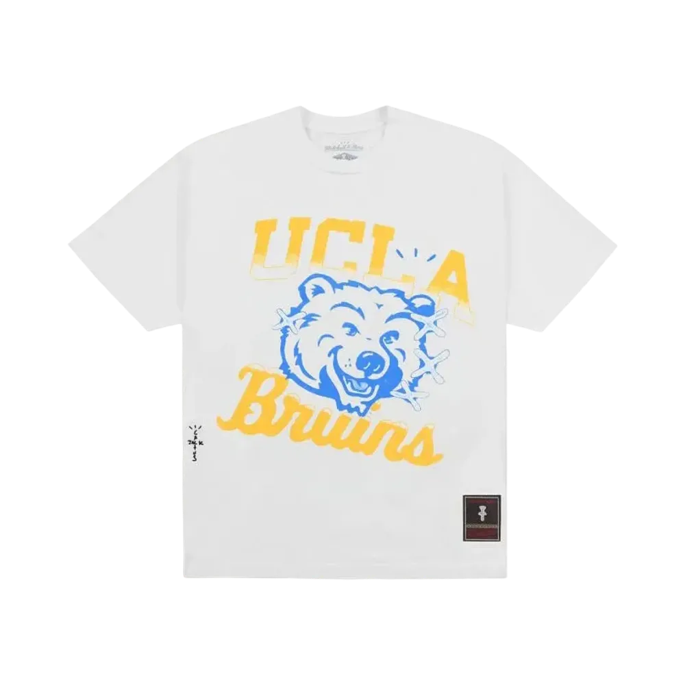 Travis Scott x M&N x UCLA Handdrawn Tee "White"