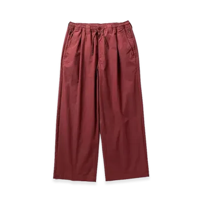TIGHTBOOTH Baggy Pipe Pants "Burgundy"