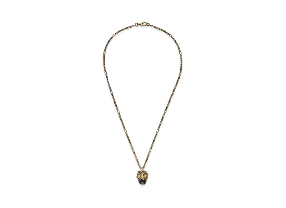 GUCCI Crystal Double G Necklace