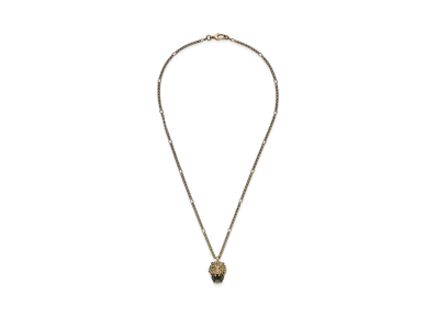 GUCCI Crystal Double G Necklace