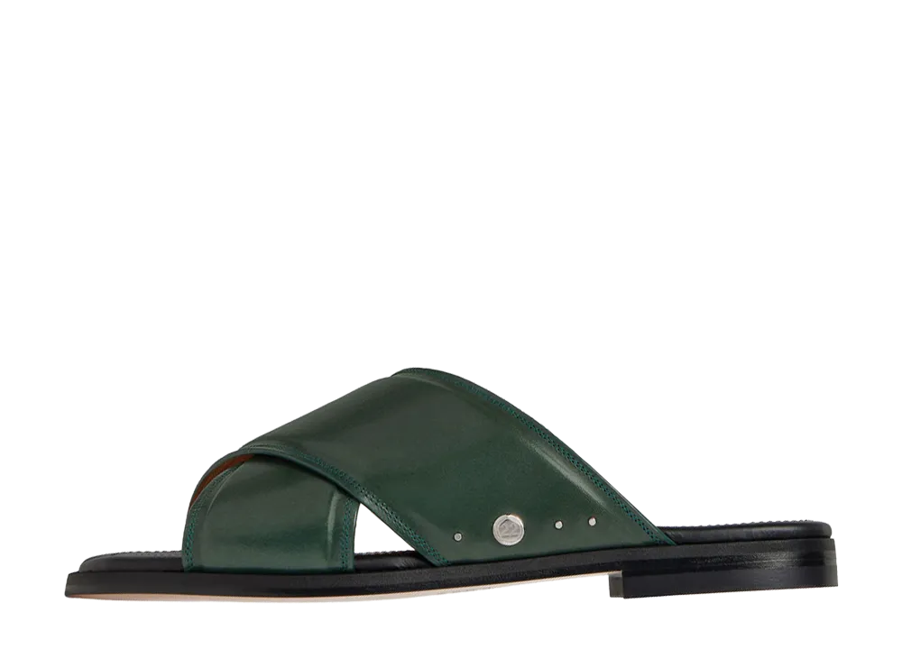 Maison Margiela Tabi Numbers Crossed Sandal "Green"