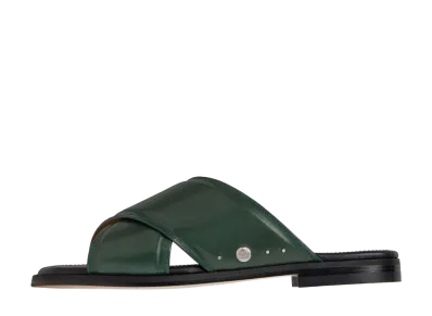 Maison Margiela Tabi Numbers Crossed Sandal "Green"