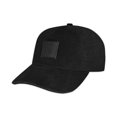 Carhartt WIP Ethan 5-Panel Cap "Black Enzyme Bleach Washed"