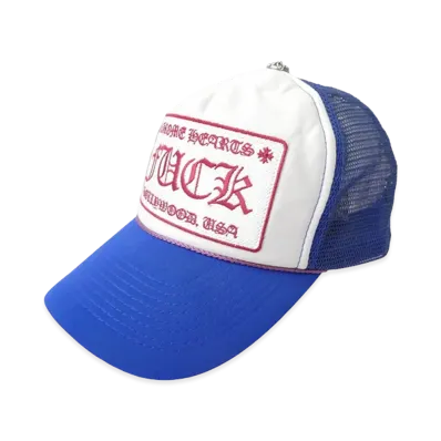 Chrome Hearts Tracker Cap Fuck "Blue"
