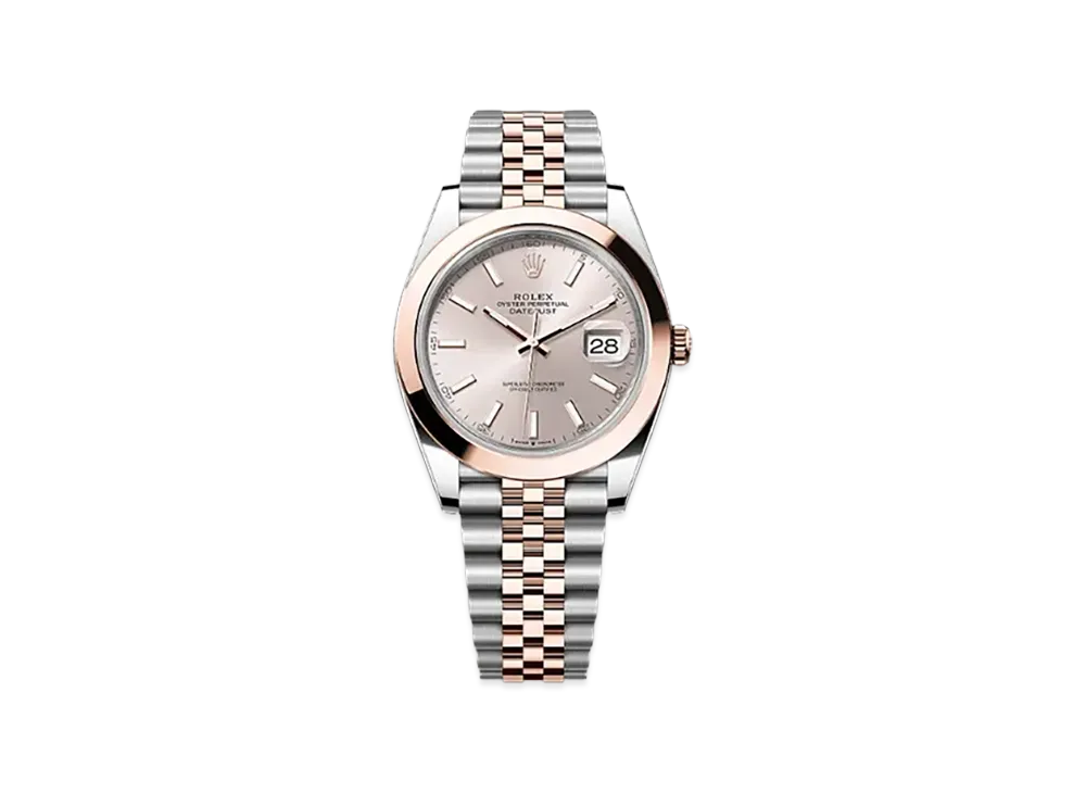 ROLEX Datejust 41mm Oystersteel & Everose Gold 126301 "Sundust"