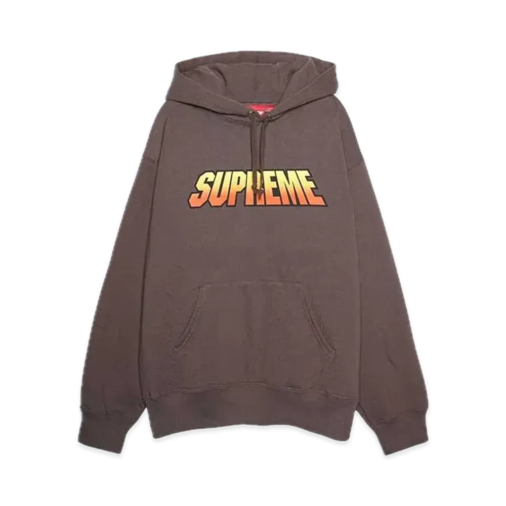 Supreme Gradient Hooded Sweatshirt "Brown"