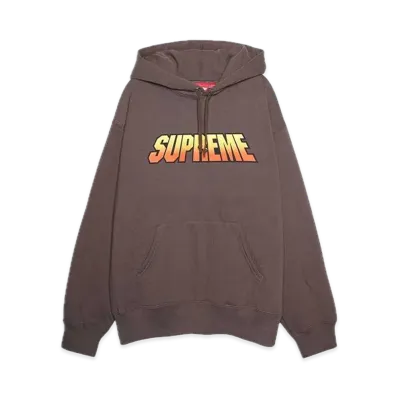 Supreme Gradient Hooded Sweatshirt "Brown"