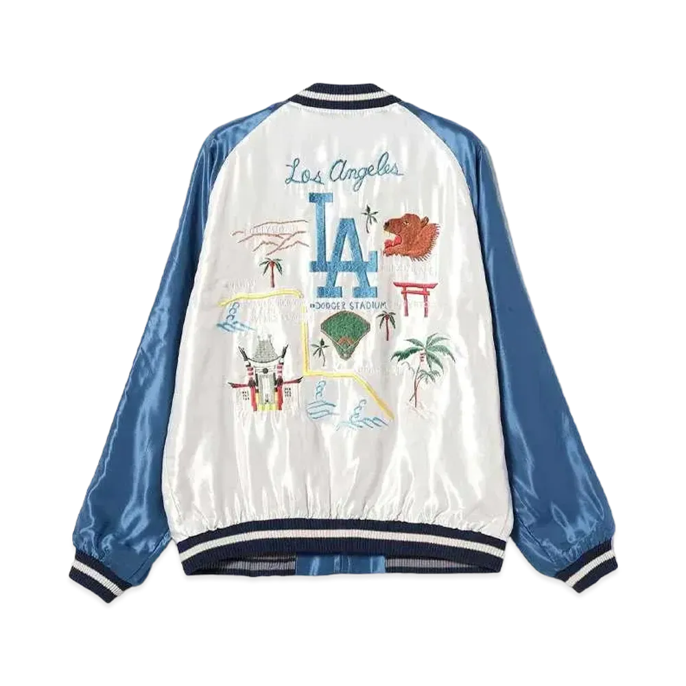 BEAMS x TAILOR TOYO Original MLB Collection Jumper Los Angeles Dodgers "Light Blue"