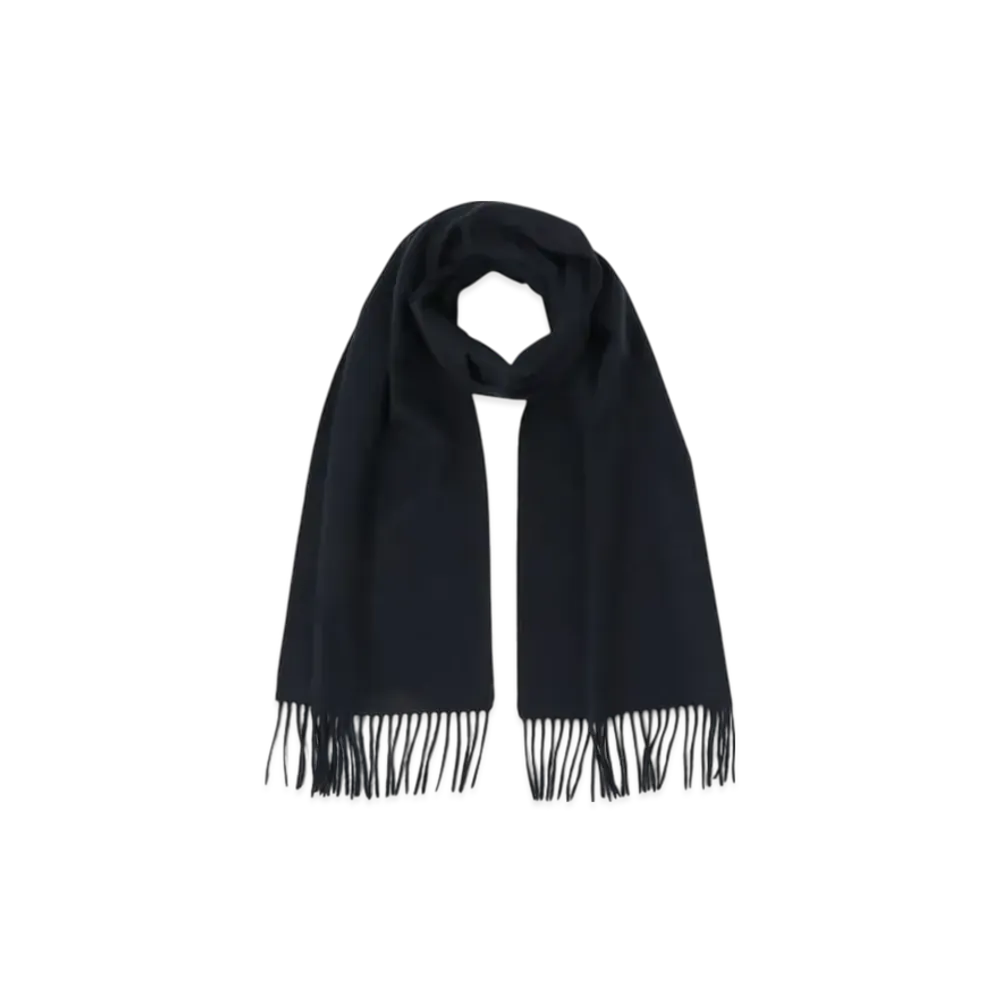 BEAMS Cashmere Scarf Solid "Navy"