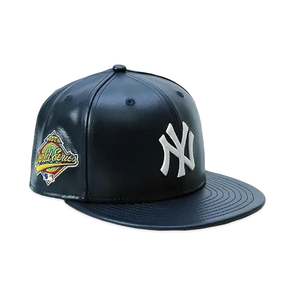 NEW ERA x THE CAP Ruff Leather 59FIFTY New York Yankees "Black"