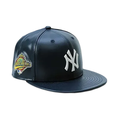 NEW ERA x THE CAP Ruff Leather 59FIFTY New York Yankees "Black"