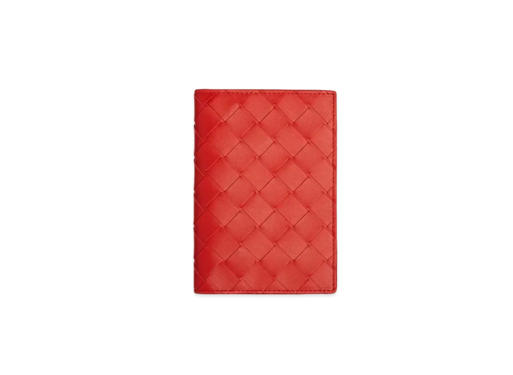 Bottega Veneta Passport Case "Tomato"
