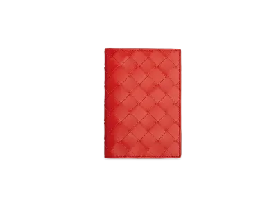 Bottega Veneta Passport Case "Tomato"