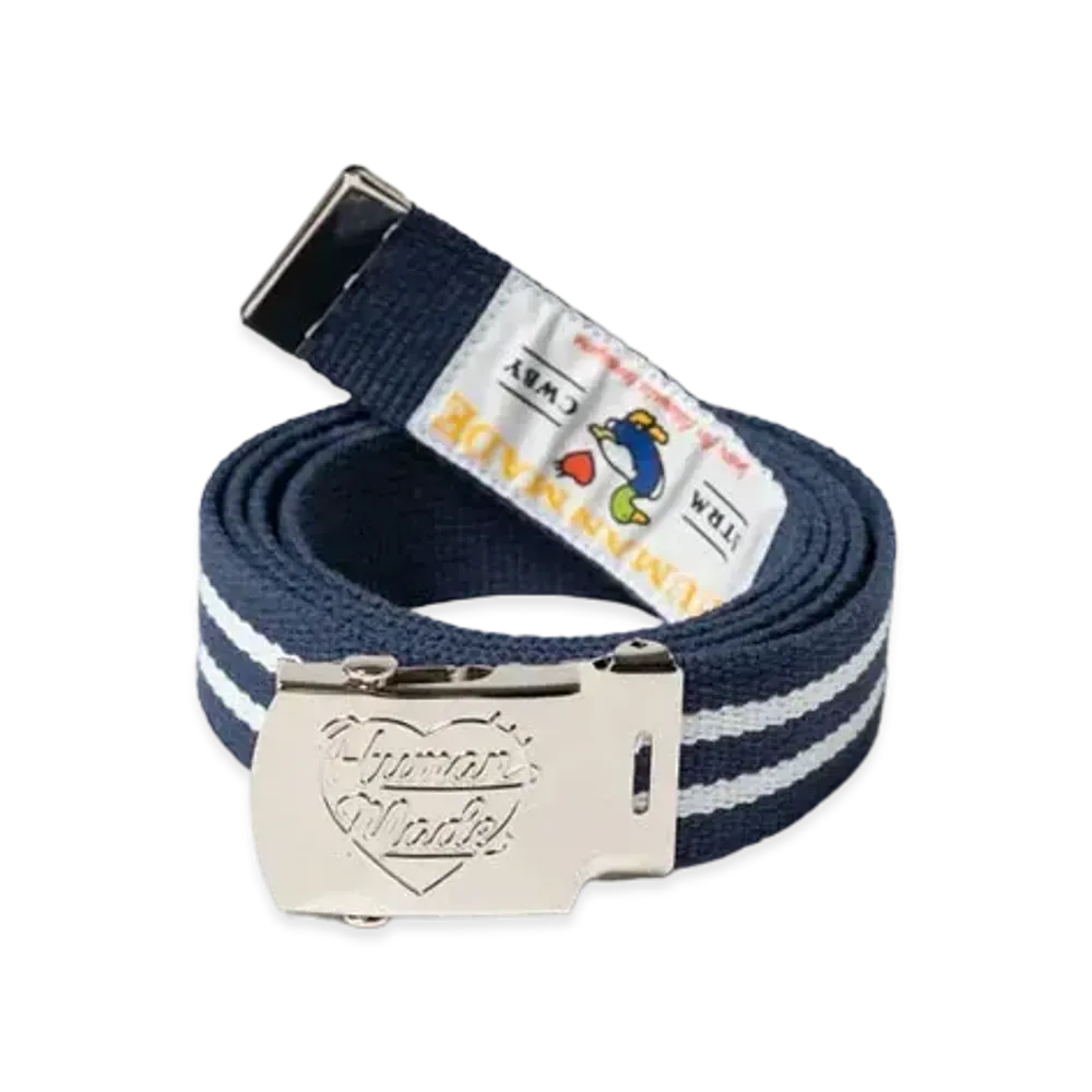 HUMAN MADE Web Belt "Navy"