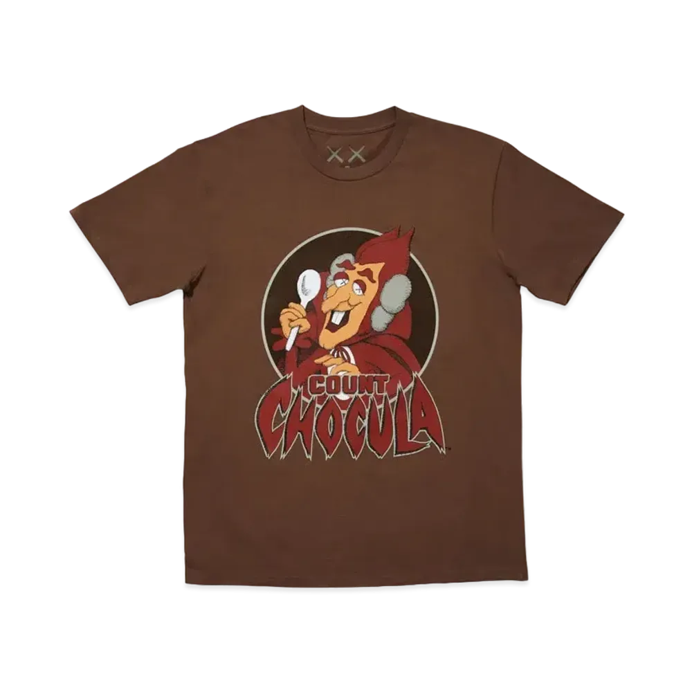KAWS x Monsters Count Chocula Tee "Brown"