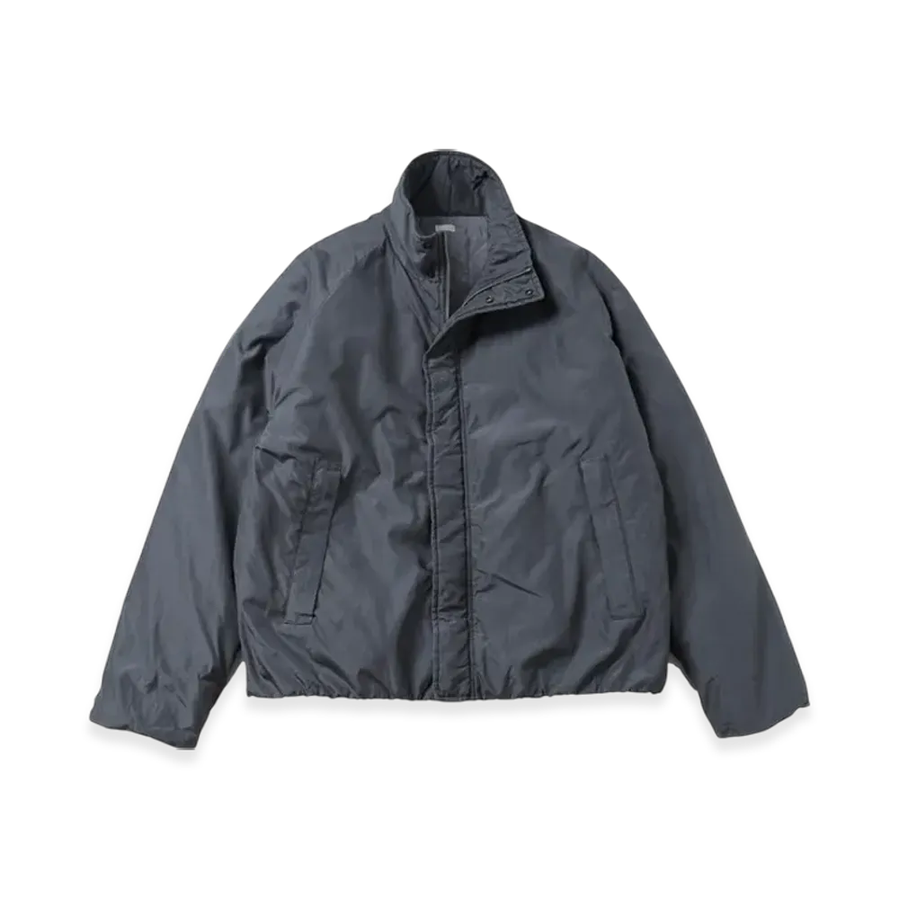 A.PRESSE Silk Taffeta US Navy Shipboard Jacket "Charcoal"