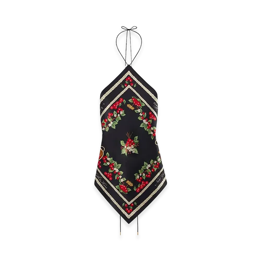 Kith Women's Convertible Scarf Top "Black"