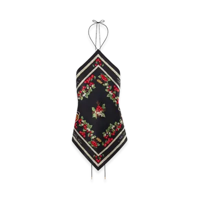 Kith Women's Convertible Scarf Top "Black"