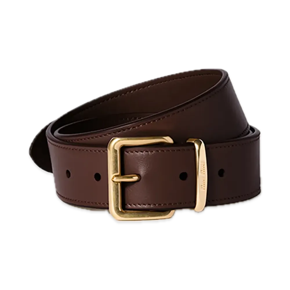 MIU MIU Leather Belt "Brown"