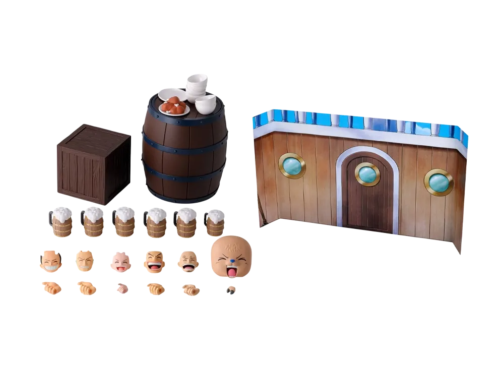 BANDAI "S.H.Figuarts" -ONE PIECE- PARTY SET -THE STRAW HAT CREW-
