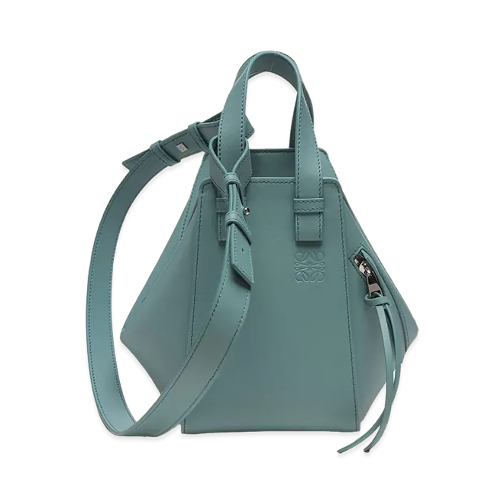 LOEWE Women's Classic Calf Hammock Bag "Turquoise"