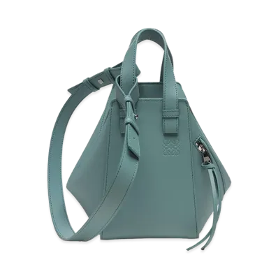 LOEWE Women's Classic Calf Hammock Bag "Turquoise"