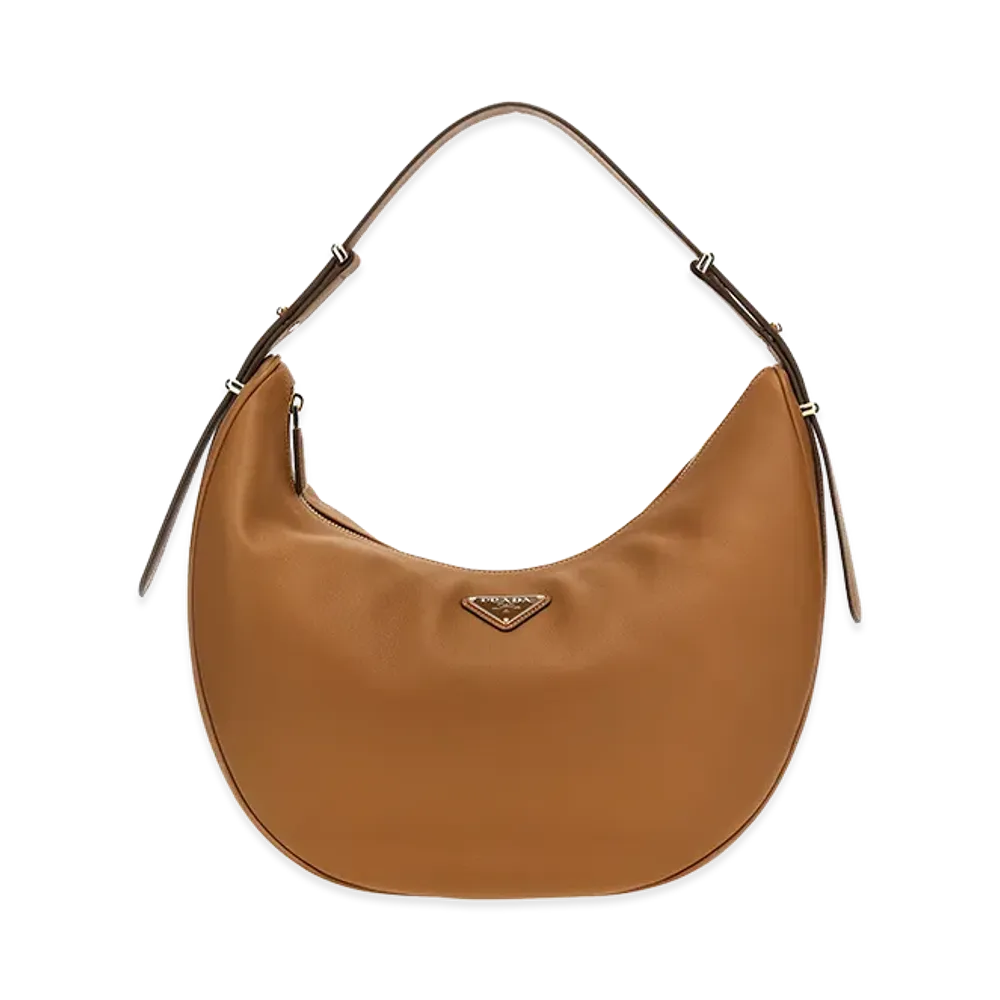 PRADA Women's 'Arque Large' Shoulder Bag "Beige"