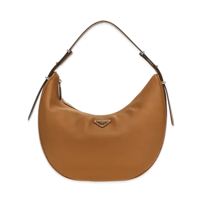 PRADA Women's 'Arque Large' Shoulder Bag "Beige"