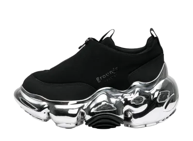 grounds MOOPIE WEATHER LOWCUT CHROME SCRATCH "Black/Chrome"