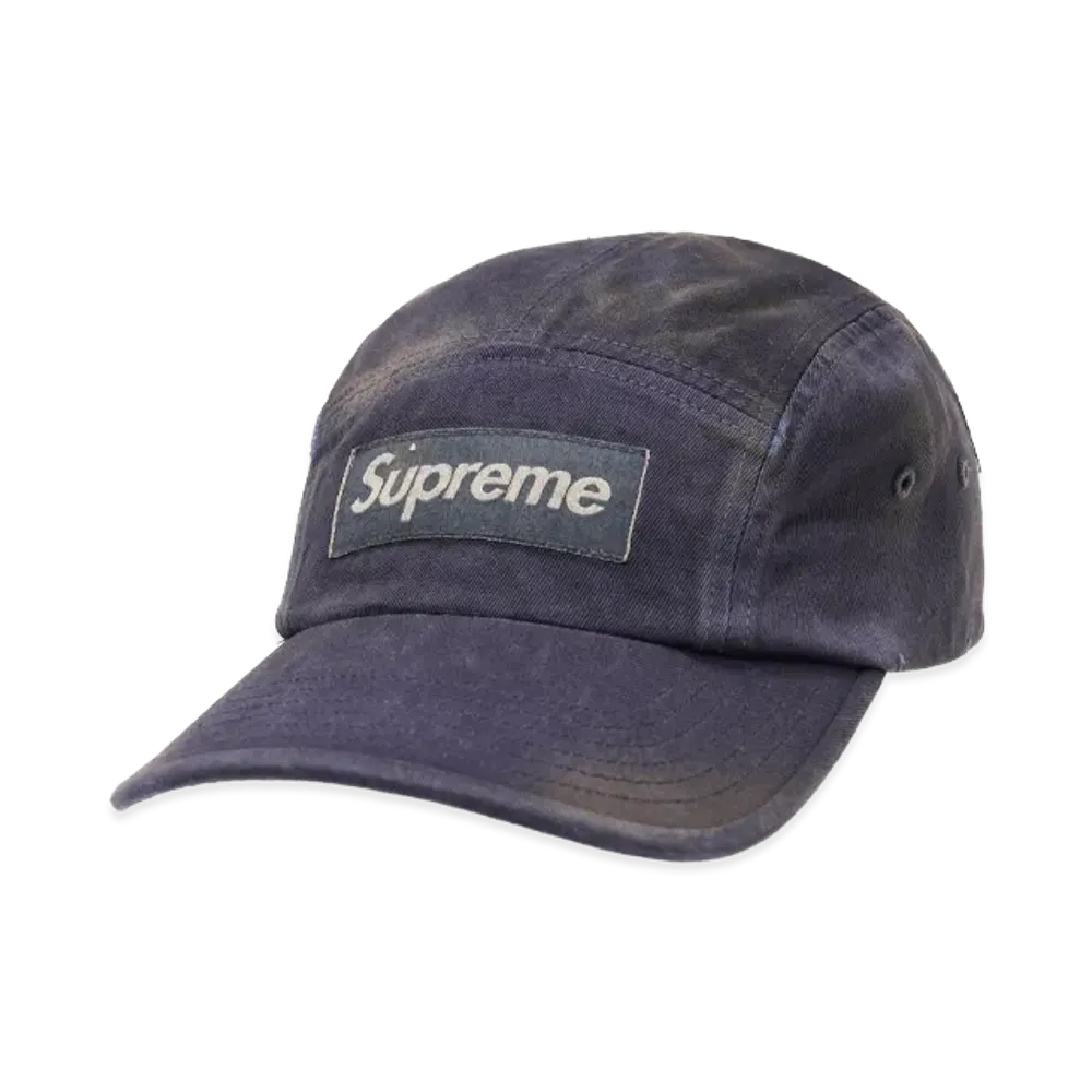 Supreme Overdyed Camp Cap (25FW) "Navy"