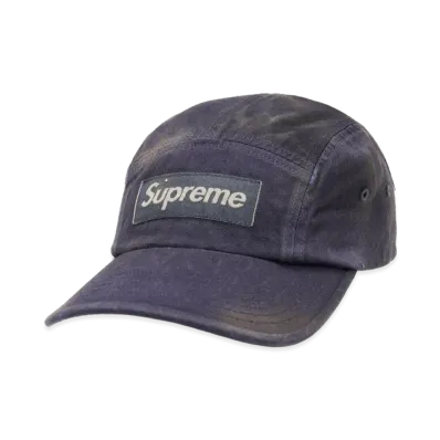 Supreme Overdyed Camp Cap (25FW) "Navy"