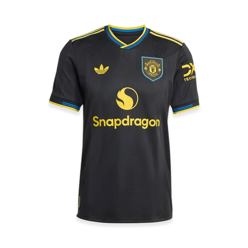 adidas Manchester United 25/26 Third Authentic Uniform "Black"