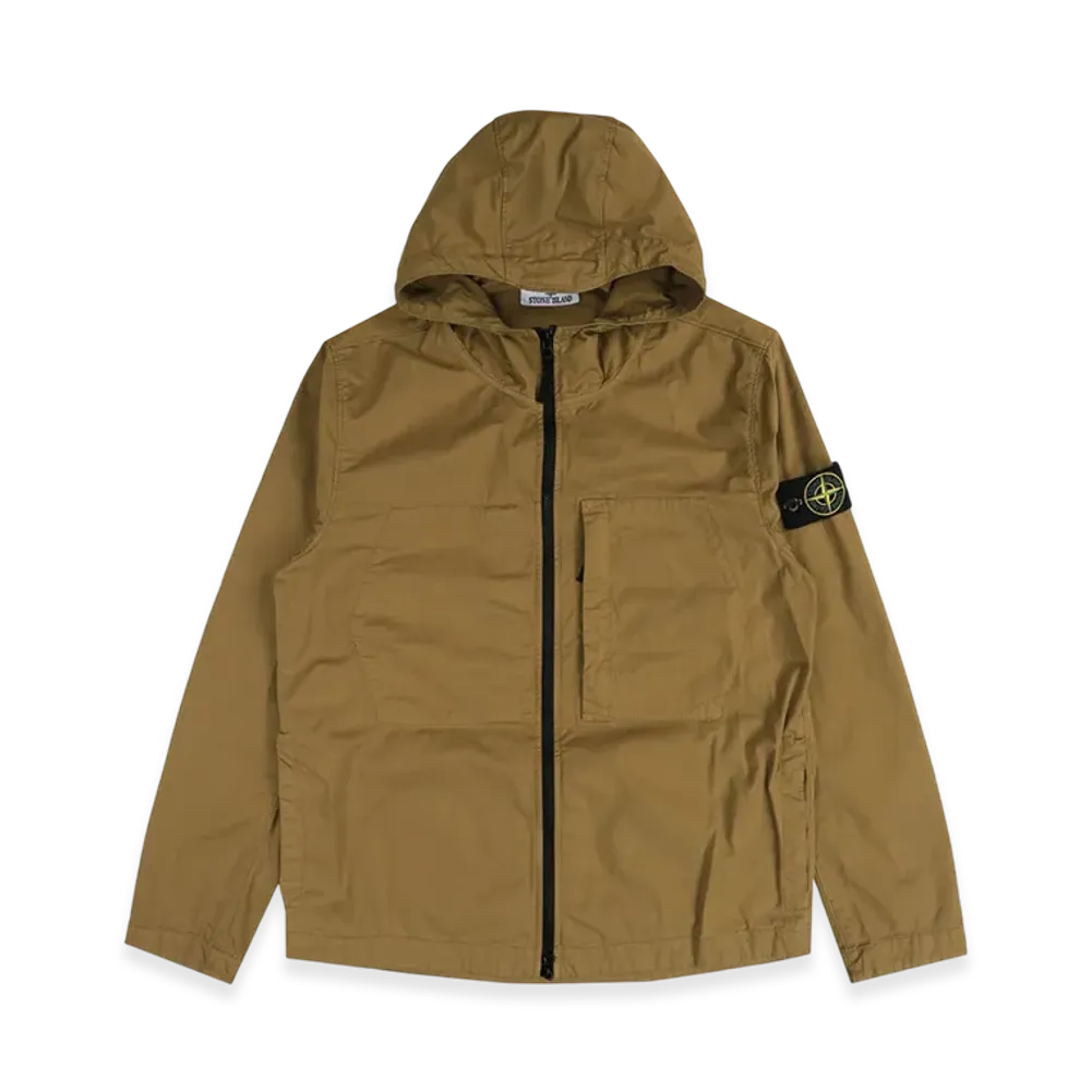 Stone Island 43310 Supima Cotton Hooded Jacket - 23SS "Dark Beige"