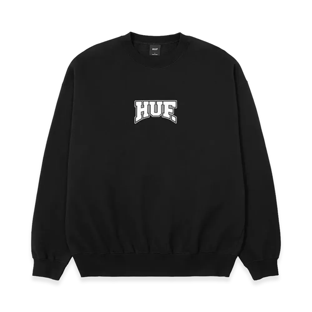 HUF Home Team Crewneck "Black"