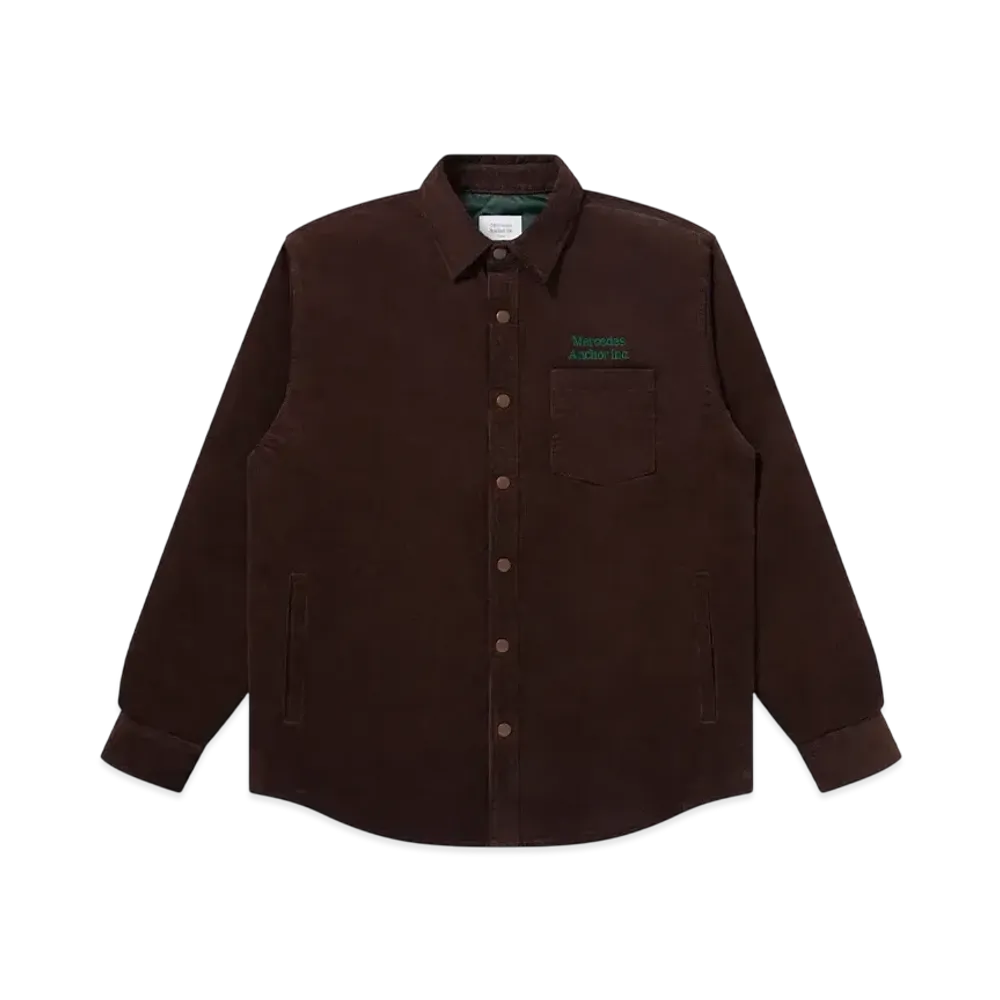 Mercedes Anchor Inc. B&B Corduroy Quliting Shirt "Brown"