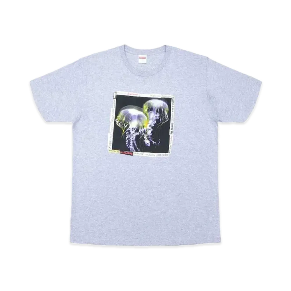 シュプリーム ジェリーフィッシュ Tシャツ "ヘザー グレー"