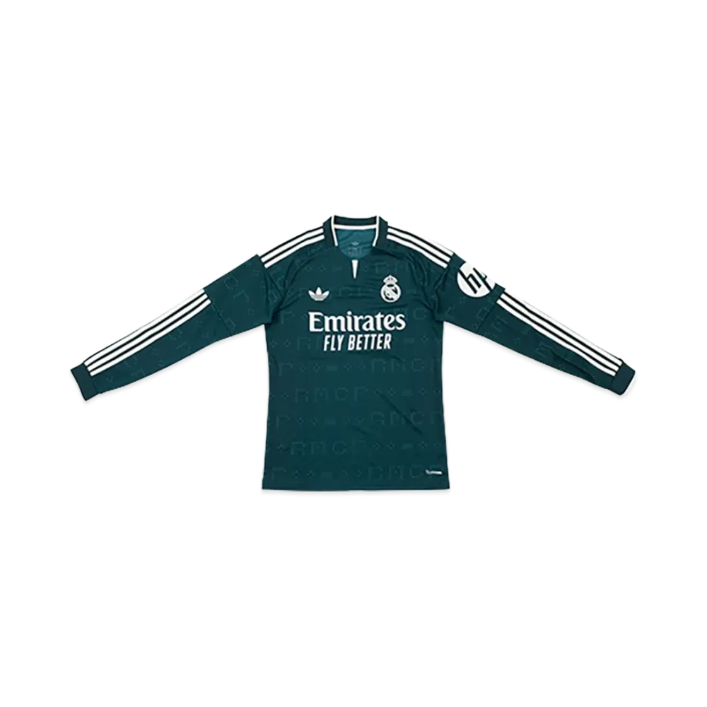 adidas 26-27 Real Madrid Away Long Sleeve Jersey "Green"