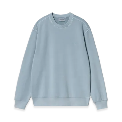 Carhartt WIP Duster Script Sweat "Misty Sky(Garment Dyed)"