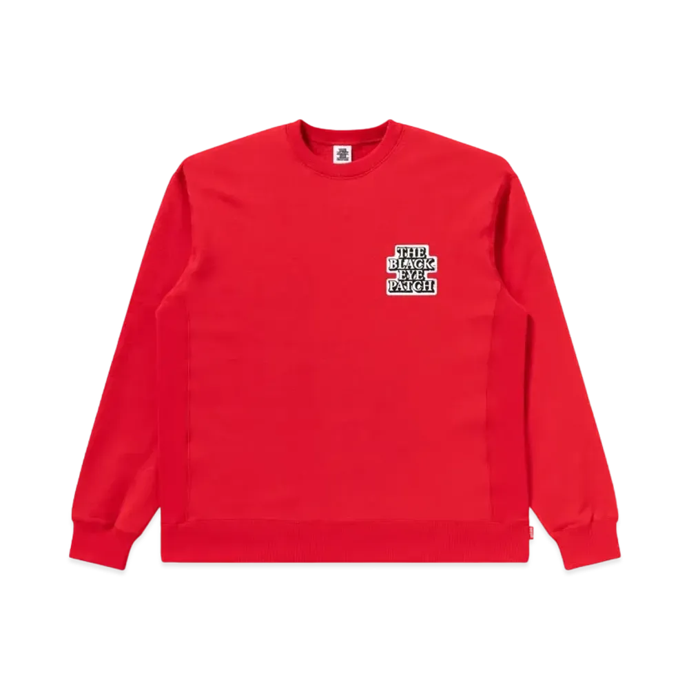 Blackeyepatch Chinatown Store Crew Sweat "Red"