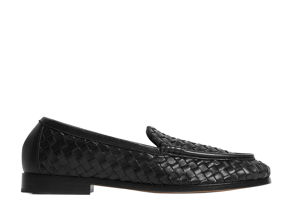Bottega Veneta Women's Silenzio Loafers "Black"