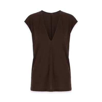 Rick Owens Women's T-Shirt Dylan "Brown"