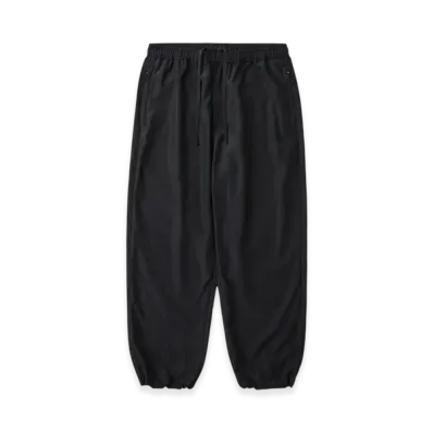 everyone Nylon Silk Track Pants "Black"