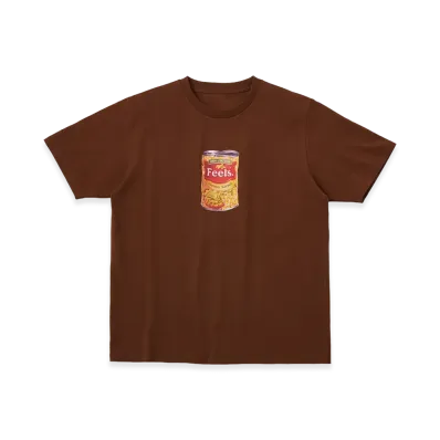 FEELS. Canned Logo T-Shirt "Brown"