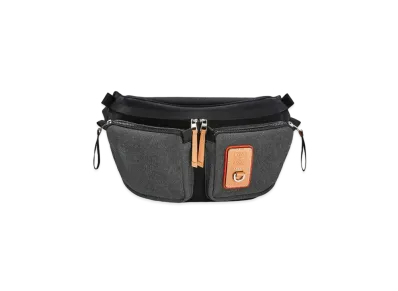 LOEWE Large Bumbag In Canvas "Black"