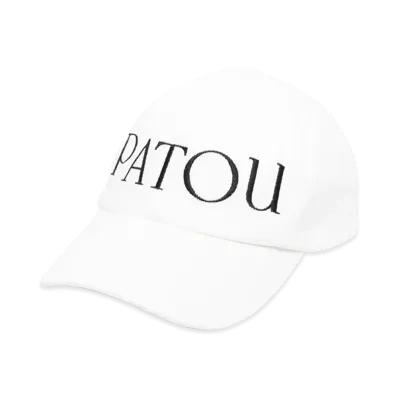 PATOU Women's Cotton Baseball Cap "White"
